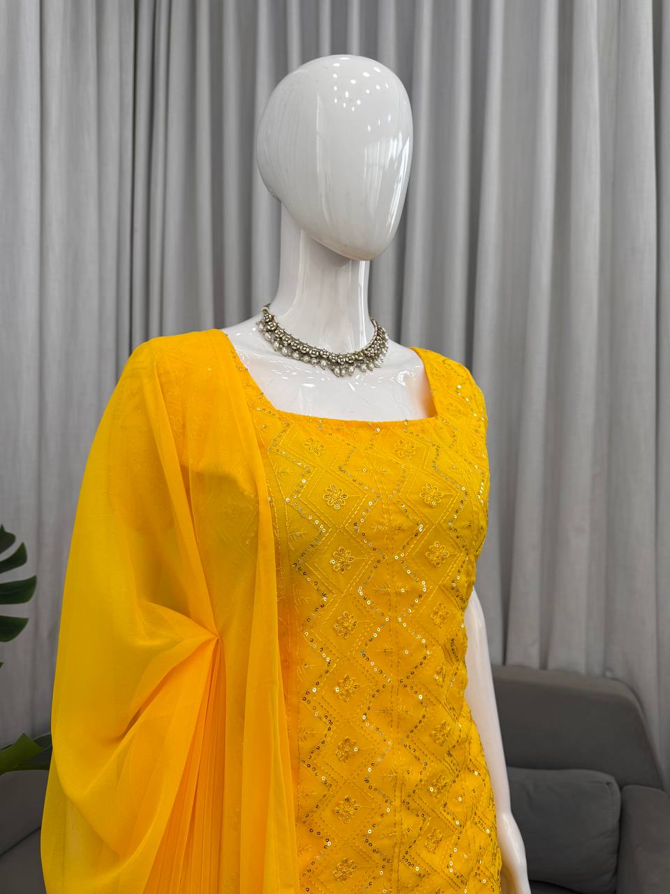 Mustard Yellow Kareena 90s Iconic Suit Set