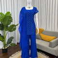 Royal Blue Kareena 90s Iconic Suit Set